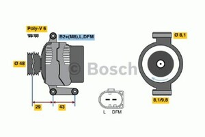 Фото Генератор Bosch 0 124 325 157