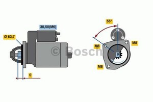 Фото Стартер Bosch 0 986 022 111