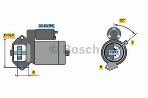 Фото Стартер Bosch 0 986 022 670