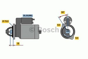 Фото Стартер Bosch 0 986 022 900