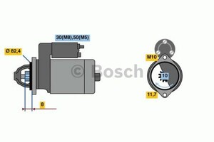 Фото Стартер Bosch 0 986 022 970