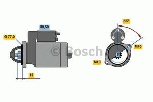 Фото Стартер Bosch 0 986 023 630