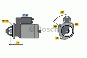 Фото Стартер Bosch 0 986 023 740