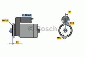 Фото Стартер Bosch 0 986 023 800