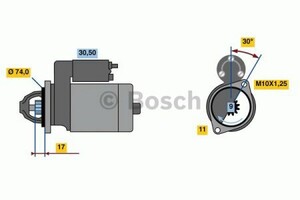 Фото Стартер Bosch 0 986 023 910