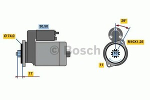 Фото Стартер Bosch 0 986 023 970