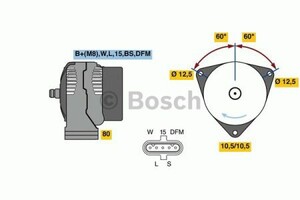 Фото Генератор Bosch 0 986 049 820