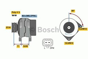 Фото Генератор Bosch 0 986 049 990