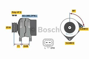 Фото Генератор Bosch 0 986 080 100