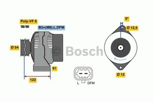 Фото Генератор Bosch 0 986 080 380