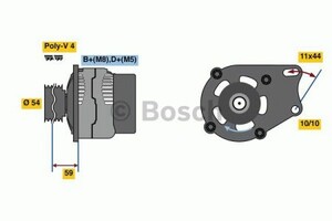 Фото Генератор Bosch 0 986 080 490