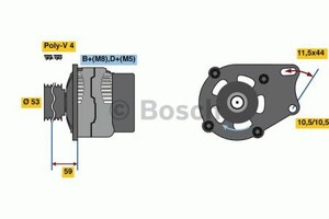 Фото Генератор Bosch 0 986 080 540