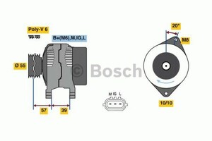 Фото Генератор Bosch 0 986 080 590