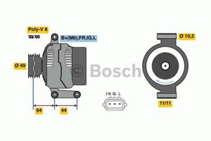 Фото Генератор Bosch 0 986 080 610