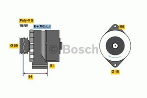 Фото Генератор Bosch 0 986 080 760