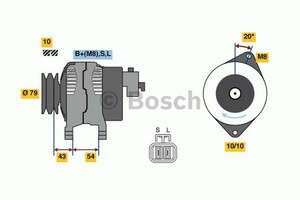 Фото Генератор Bosch 0 986 080 840