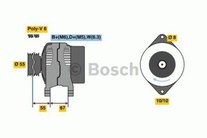 Фото Генератор Bosch 0 986 080 900