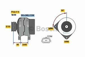 Фото Генератор Bosch 0 986 080 990