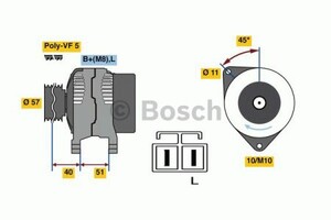 Фото Генератор Bosch 0 986 081 060