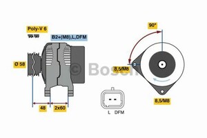 Фото Генератор Bosch 0 986 081 110