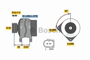 Фото Генератор Bosch 0 986 081 320