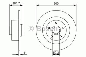 Фото Гальмівний диск Bosch 0 986 479 573