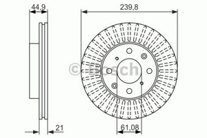 Фото Гальмівний диск Bosch 0 986 479 832