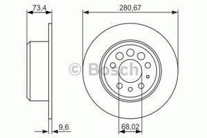 Фото Гальмівний диск Bosch 0 986 479 835