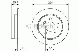 Фото Гальмівний диск Bosch 0 986 479 839