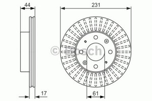 Фото Гальмівний диск Bosch 0 986 479 841