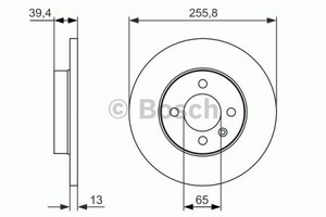 Фото Гальмівний диск Bosch 0 986 479 856