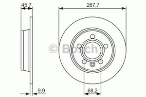 Фото Гальмівний диск Bosch 0 986 479 863