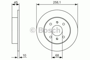 Фото Гальмівний диск Bosch 0 986 479 880