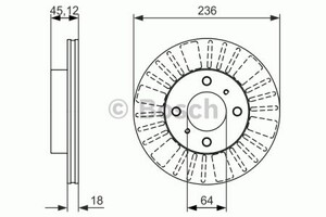 Фото Гальмівний диск Bosch 0 986 479 883