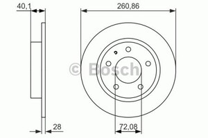 Фото Гальмівний диск Bosch 0 986 479 894