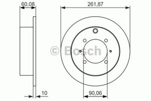 Фото Гальмівний диск Bosch 0 986 479 895