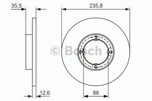 Фото Гальмівний диск Bosch 0 986 479 898