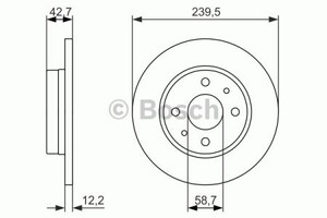 Фото Гальмівний диск Bosch 0 986 479 905