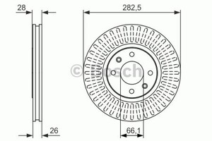 Фото Гальмівний диск Bosch 0 986 479 908