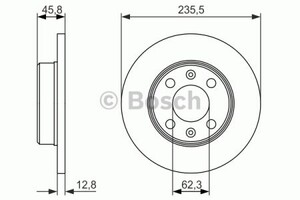 Фото Диск гальмівний Bosch 0 986 479 913