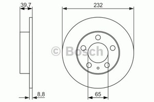 Фото Гальмівний диск Bosch 0 986 479 915