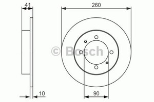 Фото Гальмівний диск Bosch 0 986 479 923