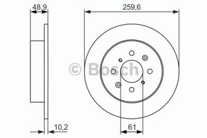 Фото Гальмівний диск Bosch 0 986 479 928