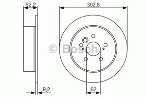 Фото Гальмівний диск Bosch 0 986 479 978