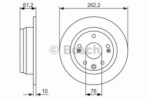 Фото Гальмівний диск Bosch 0 986 479 993