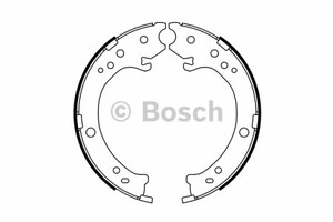 Фото Комплект тормозных колодок, стояночная тормозная система Bosch 0 986 487 765