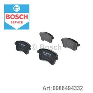 Фото Комплект гальмівних колодок (передніх) Renault Kangoo 08- Bosch 0 986 494 332