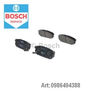 Фото Колодки гальмівні (задні) Kia Sorento I 02- Bosch 0 986 494 388