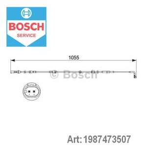 Фото Датчик зносу гальмівних колодок (задніх) BMW 7 (F01-F04) 08-15 Bosch 1 987 473 507