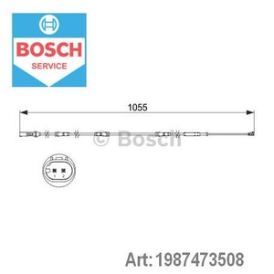 Фото Датчик зносу гальмівних колодок (задніх) BMW 5 (F07) 09- Bosch 1 987 473 508